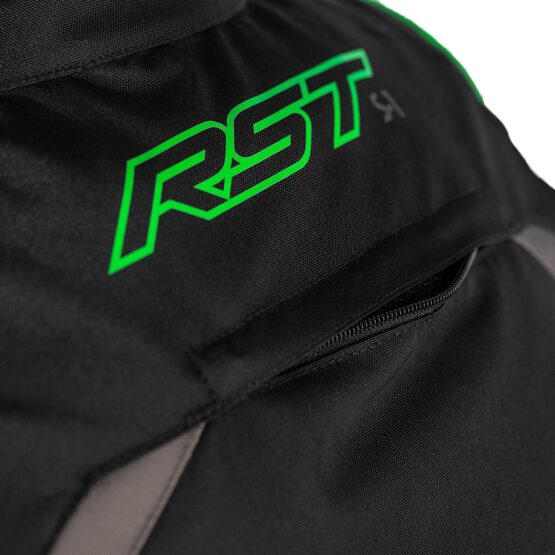 RST S1 CE Textile Jacket Black/Grey/Neon Green Small - Image 2