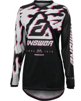 23.5 Syncron Meltdown Jersey Black/Magenta/Grey Womens - XS