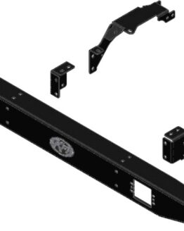 KFI Rear Formed Bumper Black Steel For Polaris Ranger XP 1000