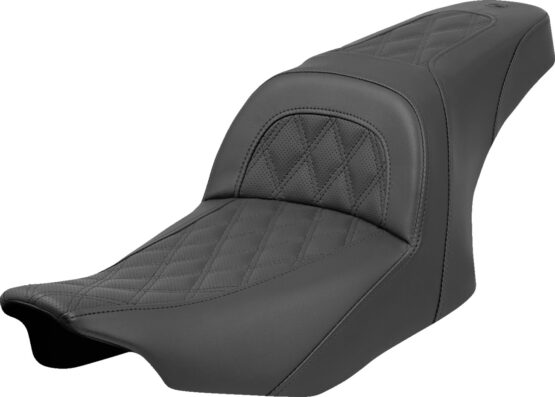 Saddlemen Slim Lattice Stitch Seat Black For 2024 Harley FLHX FLTRX Models