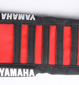 D'Cor Gripper Seat Cover Black/Red/Black Fits 14-18 Yamaha WR YZ