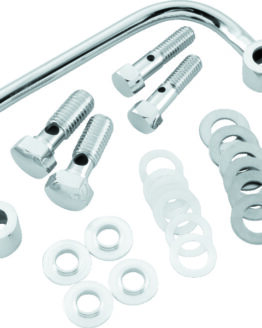 Bikers Choice Chrome Head Breather Kit For 96-06 Harley Big Twin