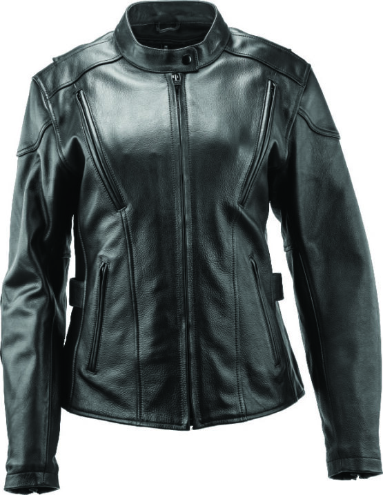 Kuryakyn Race Leather Jacket Black Womens XL