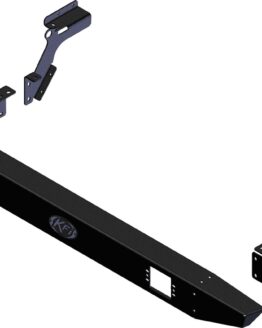 KFI Rear Formed Bumper Black Steel For Honda Pioneer 1000-5