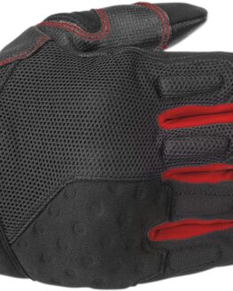 Crossland Motorcycle Gloves Black/Red 2X-Large