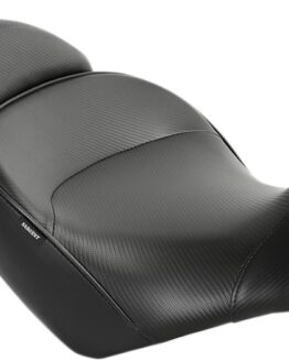 Sargent World Sport Low 2-Up Seat CarbonFX Black Fits Tiger 800