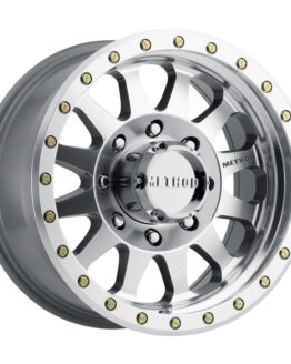 MR304 Double Standard 17x8.5 0mm 8x170 130.81mm CB Machined/Clear Coat Wheel