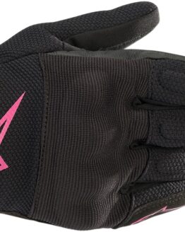 Women's S-Max Drystar Street Riding Gloves Black/Pink Small