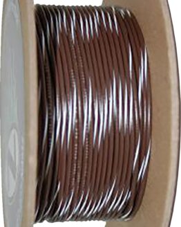 NAMZ 100ft 20 AWG Primary Wire Spool Brown/White Stripe