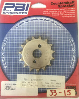 15 Tooth Steel Front Sprocket
