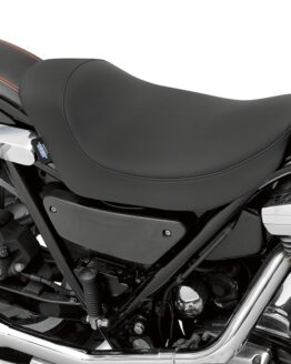 EZ-On Smooth SR Leather Solo Seat - Black