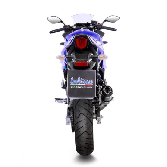 Leo Vince GP Corsa Evo Carbon Fiber Slip-On Exhaust Muffler Fits 18-21 GSX250R - Image 4