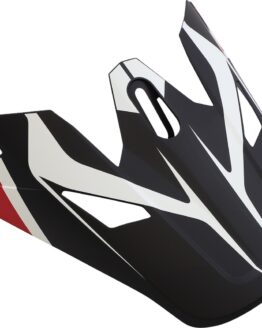 Z1R Rise Helmet Visor Flame Graphic White Red Black Adult