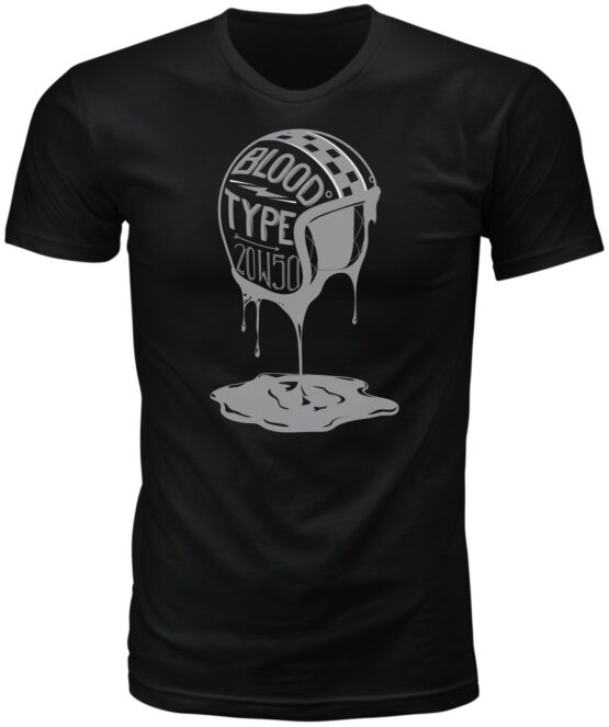Highway 21 Blood Type Tee Black 3X-Large Men's Short Sleeve Shirt