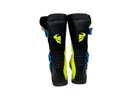 Blitz Xp Dirt Bike Boots - Yellow Mx Sole Us Size Youth 04 - Image 3