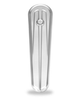 Performance Machine Scallop Dash Insert - Chrome