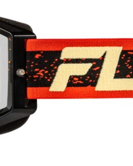 FLY Racing Zone Snow Goggle Black/Red/Cream Red Mirror Lens