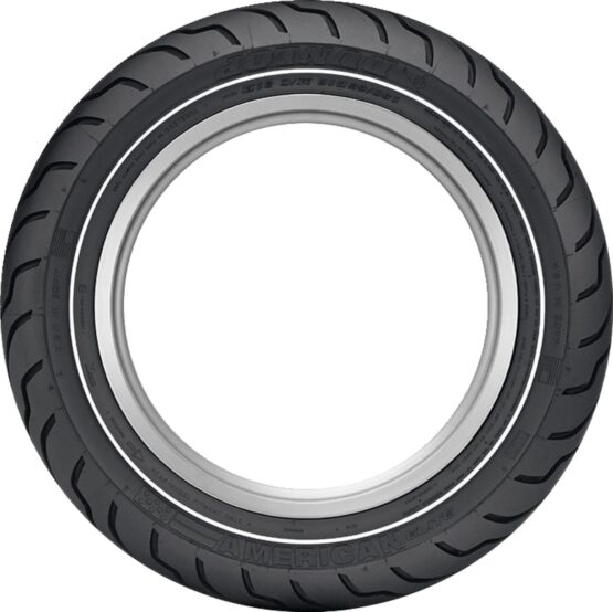 American Elite Bias Rear Tire - MT90B16 M/C 74H TL - Narrow Whitewall - Image 3