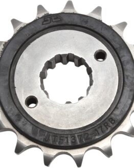 Front Steel Countershaft Sprocket w/ Rubber Damper - 17 Tooth 525