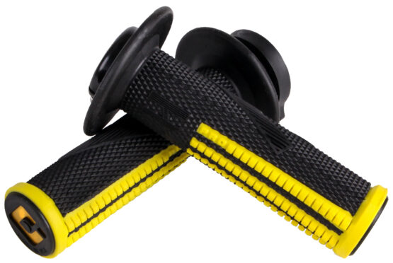 ODI Emig Pro V2 Lock-On Grip Black/Yellow - Image 2