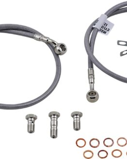 Stainless Steel Front Brake Line Kit - 2 Lines