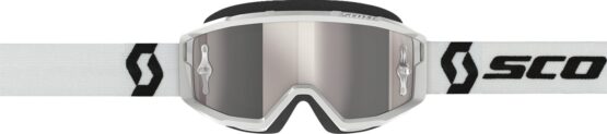 Scott Primal Goggles White Silver Chrome Lens Small Frame - Image 2