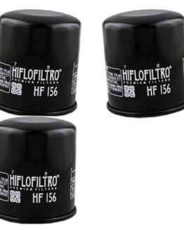 HF156 Oil Filter - Black - 3 Pack