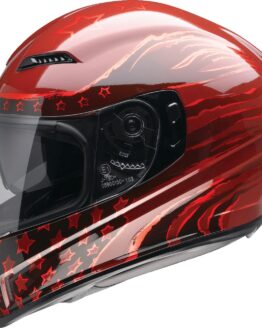 Z1R Jackal Patriot Helmet Gloss Red - Small