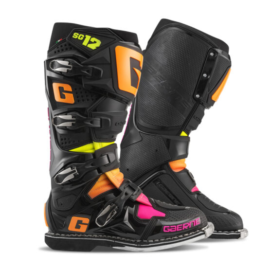 Gaerne SG12 Limited Edition Boot Black/Orange/Pink Size 10.5