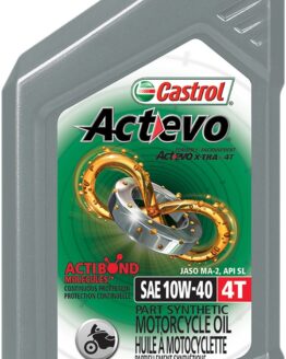 Castrol Actevo 4T 10W-40 Semi-Synthetic Oil 1 qt.