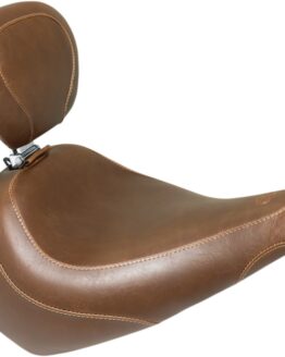 Tripper Smooth Wide Brown Solo Seat w/Backrest