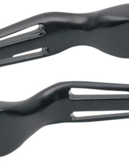 Slotted Aluminum Hydraulic Brake/Clutch Lever Set - Black