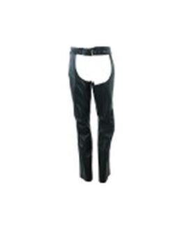 Kuryakyn Plains Leather Chaps Black Womens - 2XL