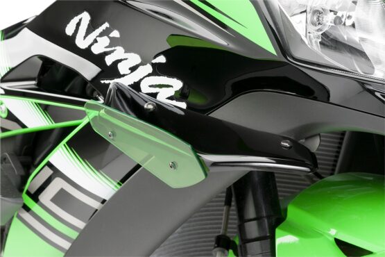 Puig Side Spoiler Green/Black Downforce Spoiler Fits ZX10R - Image 2