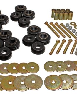 Energy Suspension Body Mount Set Black w/Hardware - 4.4110G