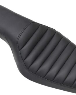 Profiler Tuck and Roll Leather 2-Up Seat Black Gel Lowest