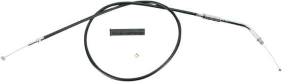 Drag Specialties Black Vinyl Throttle/Idle Cable 42.5in For Harley FL Models