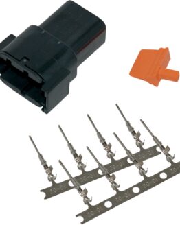 NAMZ Deutsch DTM 8-Position Connector Kit Black