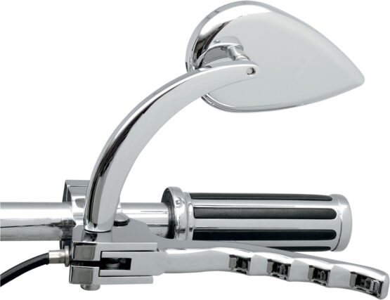 Drag Specialties Teardrop Mirror Chrome Universal Fit - Image 2