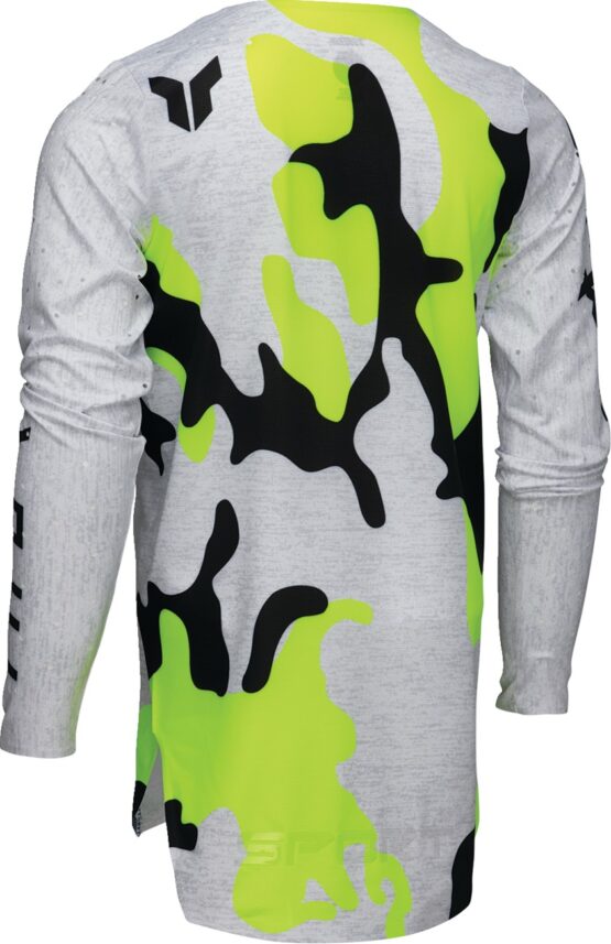 Thor Youth SPORTMODE Riot Jersey XL Black/Fluorescent Yellow/Gray/White - Image 3