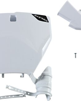 19-22 Husqvarna 125-450 TC/ TX/ FX/ FC Raptor Front Number Plate - 20 White