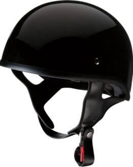 CC Beanie Street Half Helmet Gloss Black Small