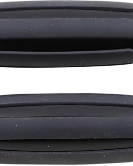 Drag Specialties Rail Grips Flat Black 1in Throttle-By-Wire For Harley-Davidson