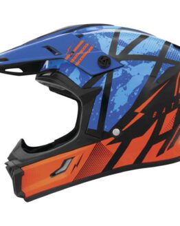 THH T710X Battle Helmet Blue/Orange Youth Medium