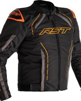 RST S1 CE Textile Jacket XL Black/Grey/Neon Orange