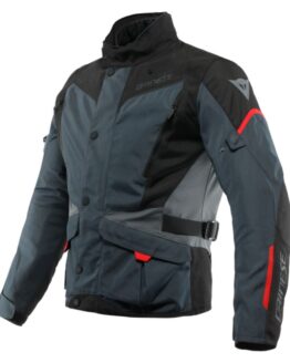 Dainese Tempest 3 D-Dry Jacket Ebony Black Lava Red Size 48