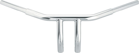 Chubby Pullback Drag Handlebar 6" Chrome w/Risers WO500 by WILD 1