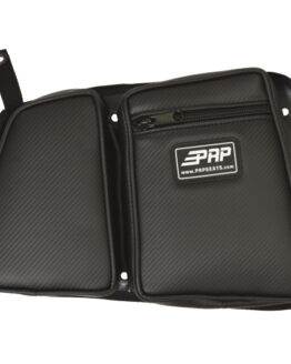 PRP Rear Door Bag with Knee Pad Black Passenger Side For Polaris RZR