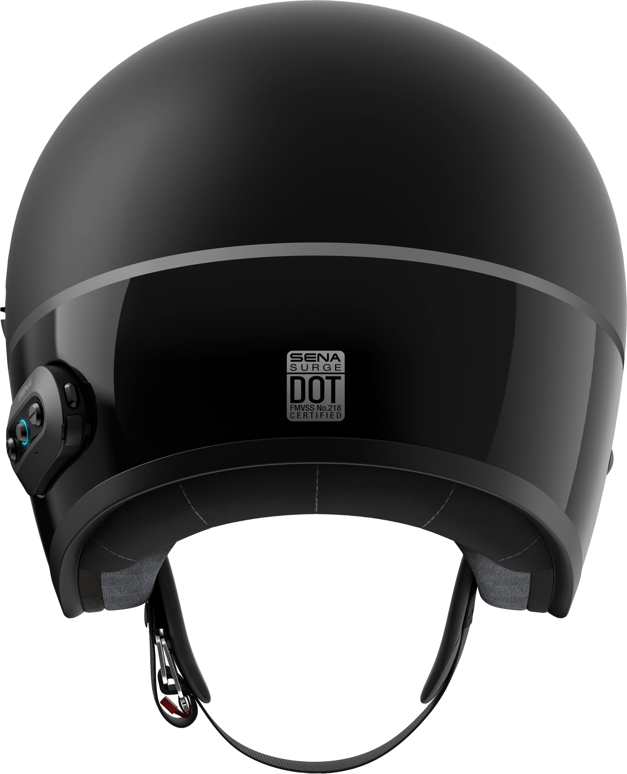 Sena Surge Mesh Helmet Matte Black Medium with Integrated Communication - Image 3