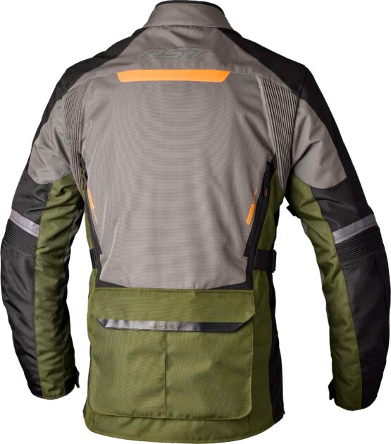RST Maverick EVO CE Jacket 4XL Khaki/Grey/Orange Textile - Image 2